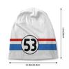 Классический гоночный автомобиль Herbie 53 Skullies шапки кепки крутые зимние теплые унисекс женские вязаные шапки для взрослых унисекс шапки с капюшоном