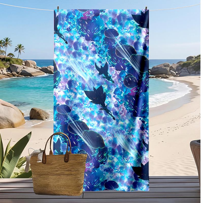 Avatar Pandora Printed Quick Dry Beach Towel Super Absorbent Soft Lightweight Bath Towel for Pool Summer Travel