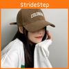 Trendy Unisex Embroidered Baseball Cap For Fall And Winter In Stylish Colors