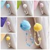 Hair Ball Beaded Phone Straps Bead Chain Cellphone Pendant Mobile Phone Chain Girls Women