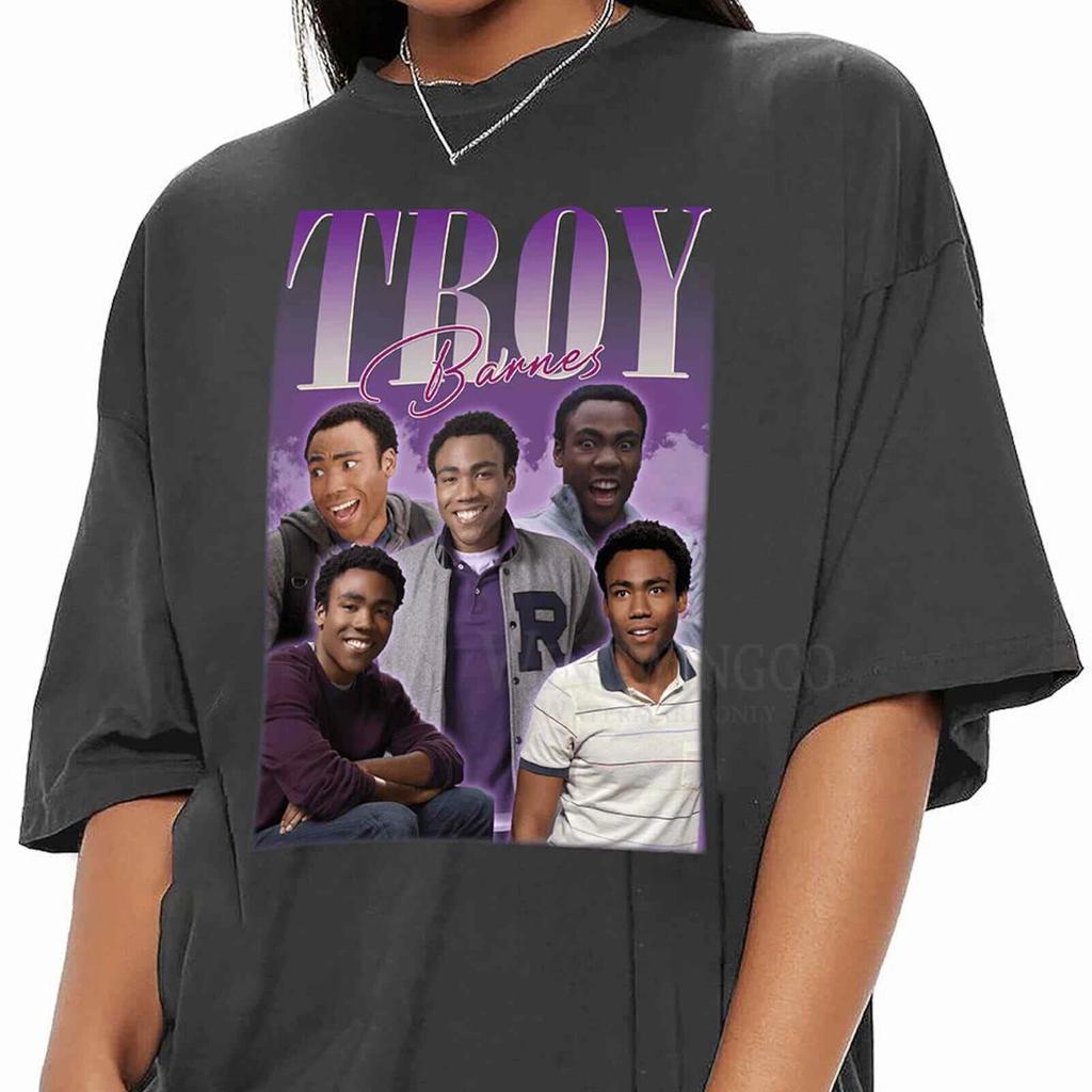 Troy Barnes Vintage Bootleg Tee, Troy Barnes Vintage Graphic Shirt