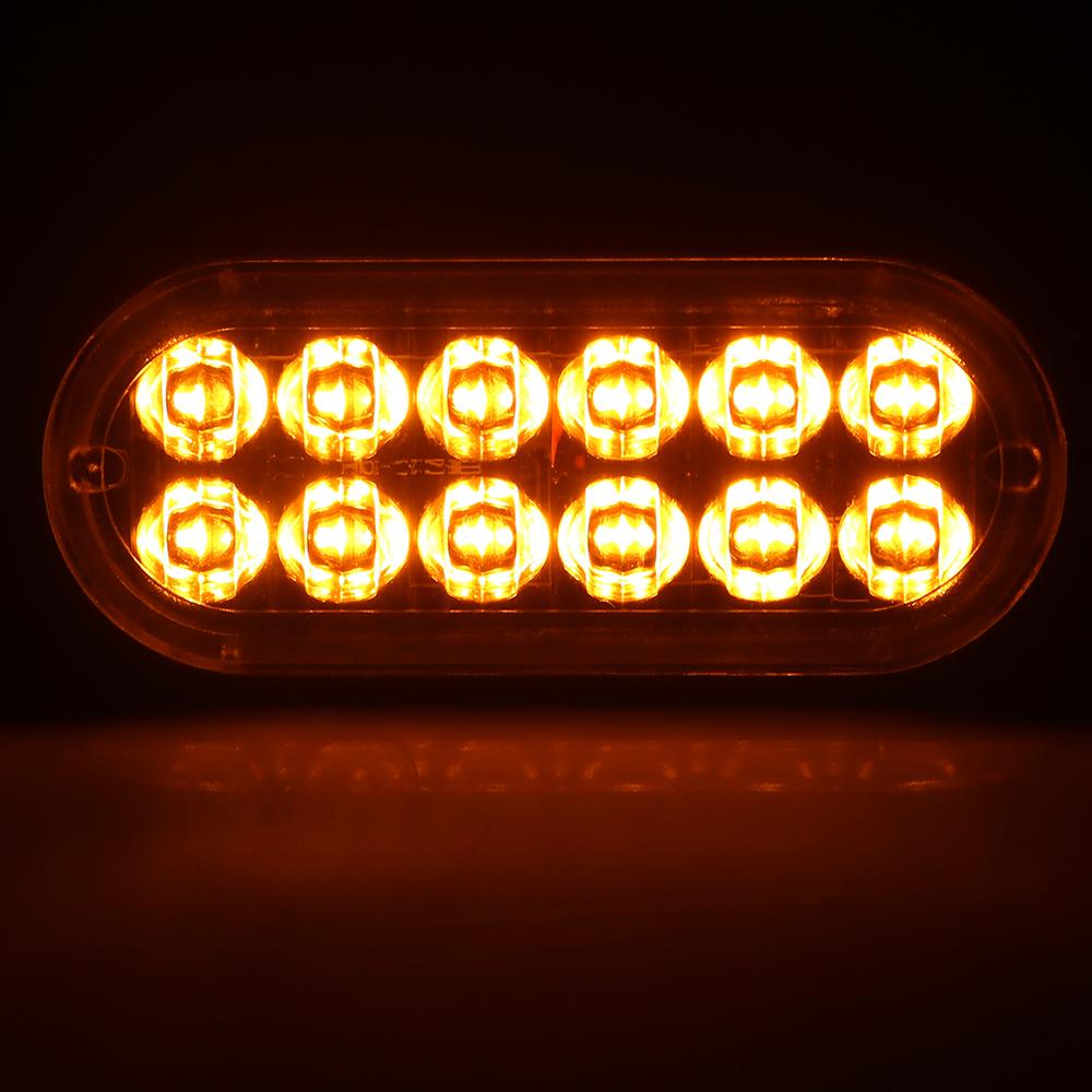 Автомобильные фары в сборе, аварийный боковой фонарь для грузовика, 12 светодиодов, 18 Вт, сигнальная лампа для стайлинга автомобиля, светодиодная сигнальная лампа