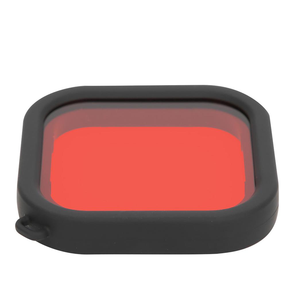 Фильтр для дайвинг-объектива ABS с тросом для экшн-камеры GoPro 8, водонепроницаемый, Shellred