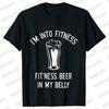 Men's Street Wear T-shirts Need Beer Graphic Tee Shirt Homme Funny Low Battery Need Beer Novelty T-Shirt Drinking Party Tshirts