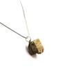 Necklace - A Bijoux - Raw Pyrite - 26.3 Ct - Stainless Steel - Unisex