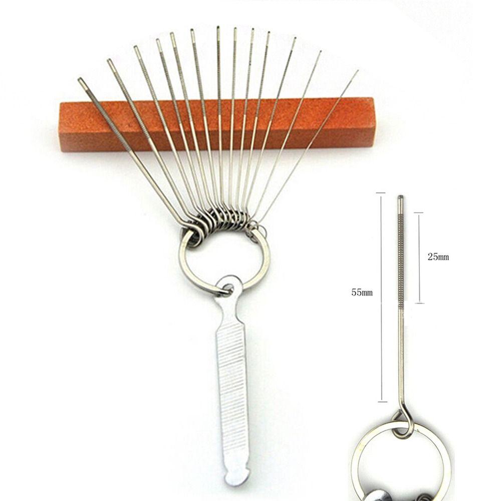 Аксессуары для ремонта гитары из нержавеющей стали, DIY слот для подачи гитарных гаек, долбежный напильник, стержни для струнной пилы