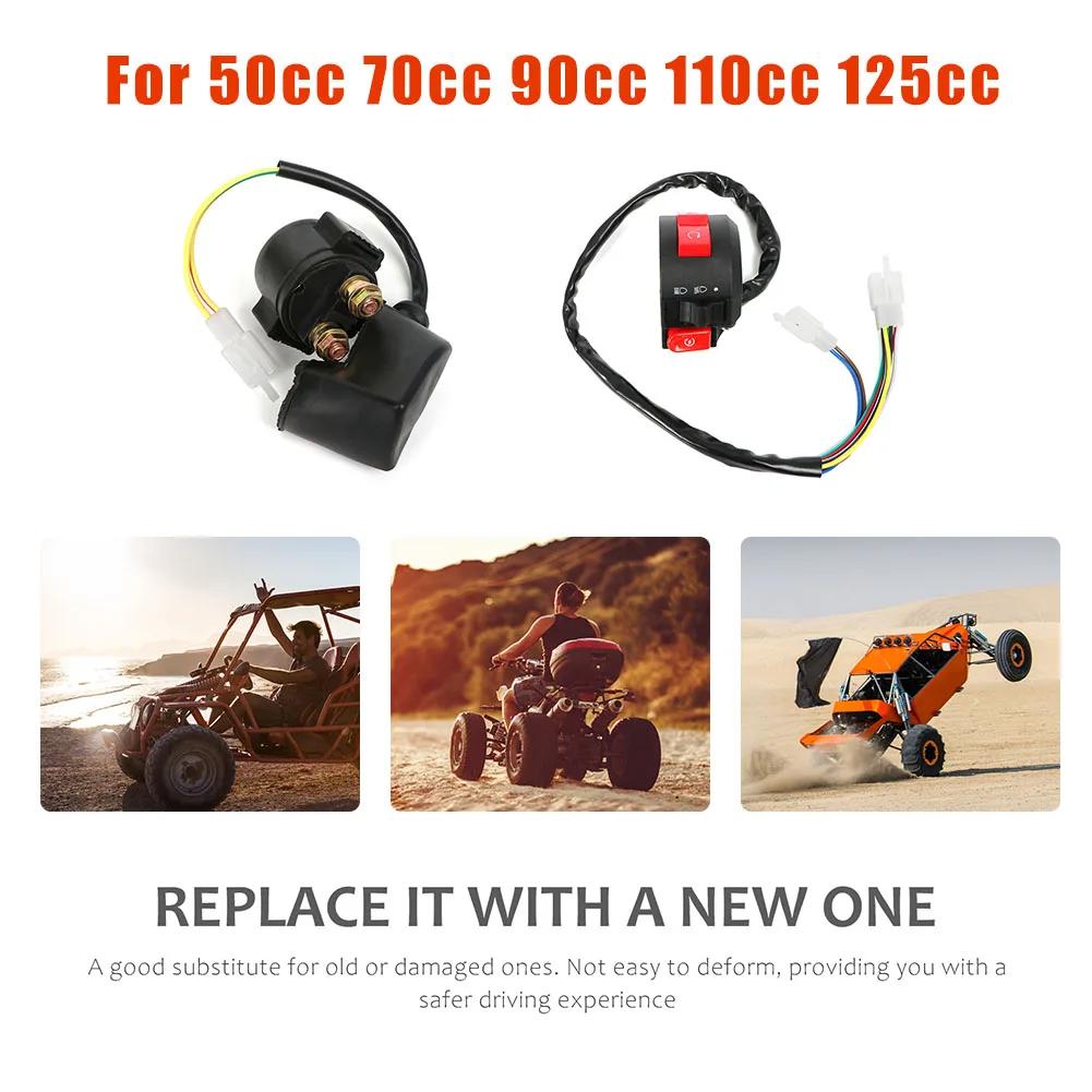 Full Set Electrics Wiring Harness Coil 5 Pin CDI Spark Plug Kits For 50/70 90/110/125/140CC ATV Quad Pit Dirt Bike Buggy Go kart