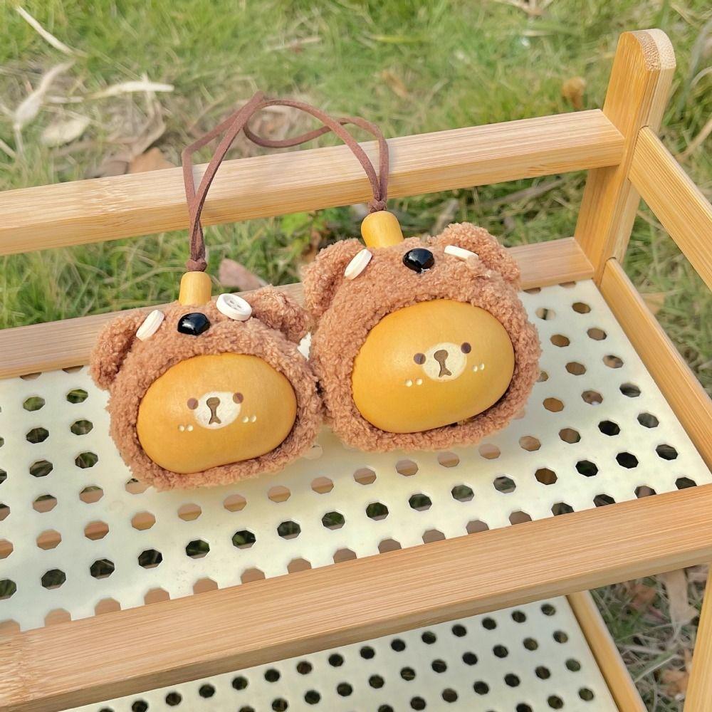 Natural Material Handheld Accessory Lute Shape Handicraft Pendant Gourd Pendant Phone Accessory