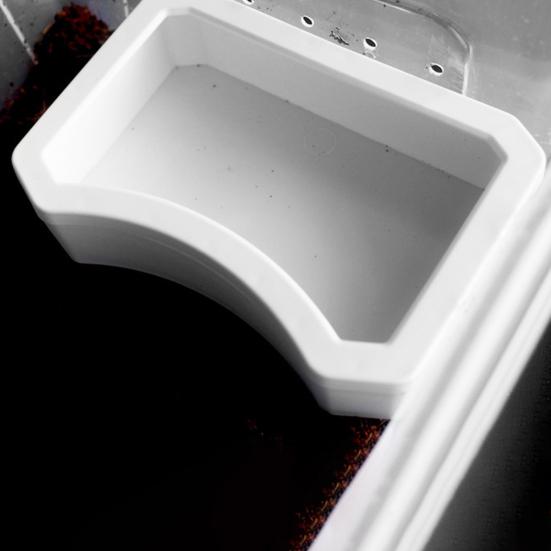 Миска для воды для рептилий Пластиковая пищевая коробка для воды Кормушка для еды для рептилий Блюдо для воды для домашних животных