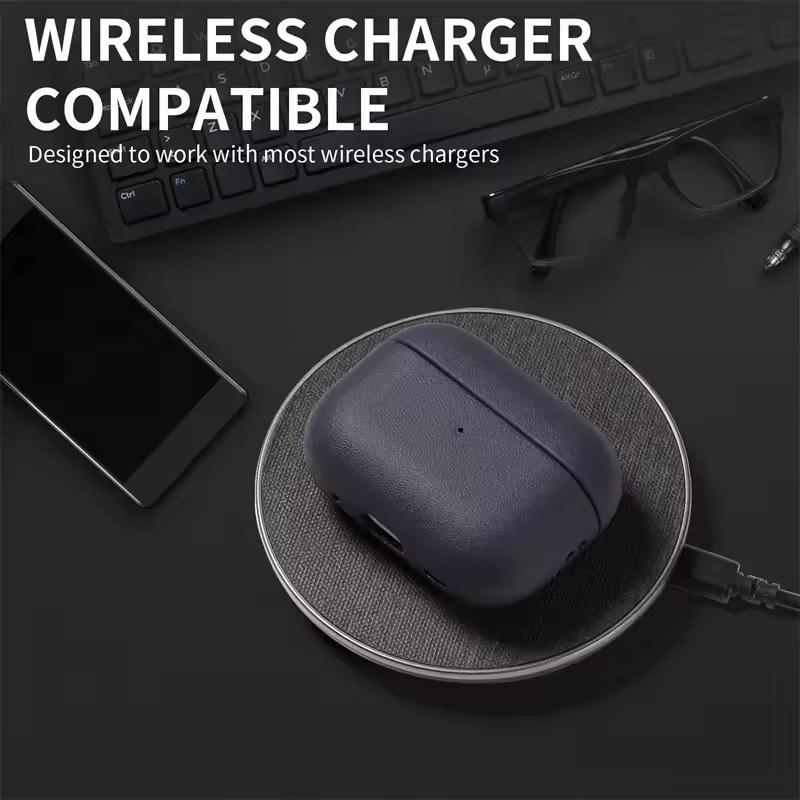 Чехол из натуральной кожи для AirpPods Pro 2, чехол для Airpods 4, 3, чехол для AirPods Pro, аксессуары для наушников Apple Bluetooth, защитная машина