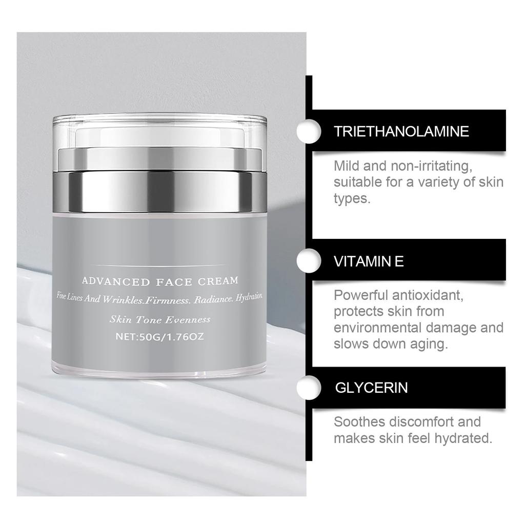 Whitening Cream Reduces Spots, Lightens Spots, Moisturizes, Locks In Moisture, Keeps Skin Hydrated For A Long Time.