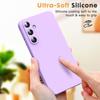 Coque et Verres Trempés - BOOLING - pour Samsung Galaxy A55 5G - Silicone TPU - Violet Mat - Protection Anti-Rayures