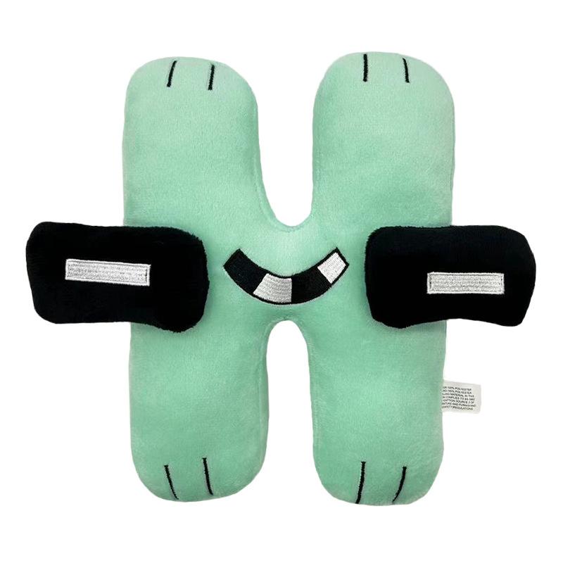 Alphabet Lore Мягкие игрушки Аниме Кукла Kawaii 26 Английские буквы Мягкие игрушки Дети Просвещение Монтессори Мягкая игрушка Кукла Подарки