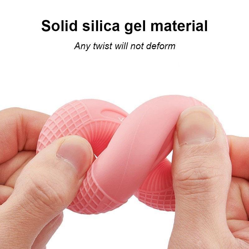 Тренажер с двойной силой захвата, реабилитационная тренировка рук, силиконовое кольцо для захвата, повышает прочность запястья