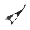 Carbon Fiber Water Cup Box Holder Panel Trim Fit For Infiniti Q50 Q60 2014-2019 LHD Car Accessories Decorative Sticker