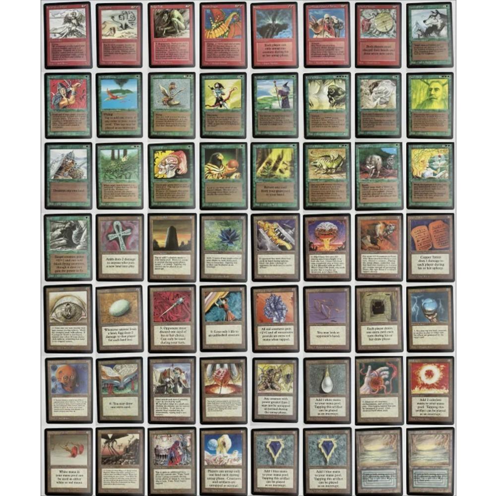 Whole Set TCG Cards for Home Play Proxy magical power9 beta fetch lands VMA dual shock land The One Ring gathering Sol Ring