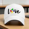 Кепка-тракер с надписью Love Autism Awareness, уличный стиль, унисекс для подростков, защита от солнца, для бега, хиппи, snapback, подарок