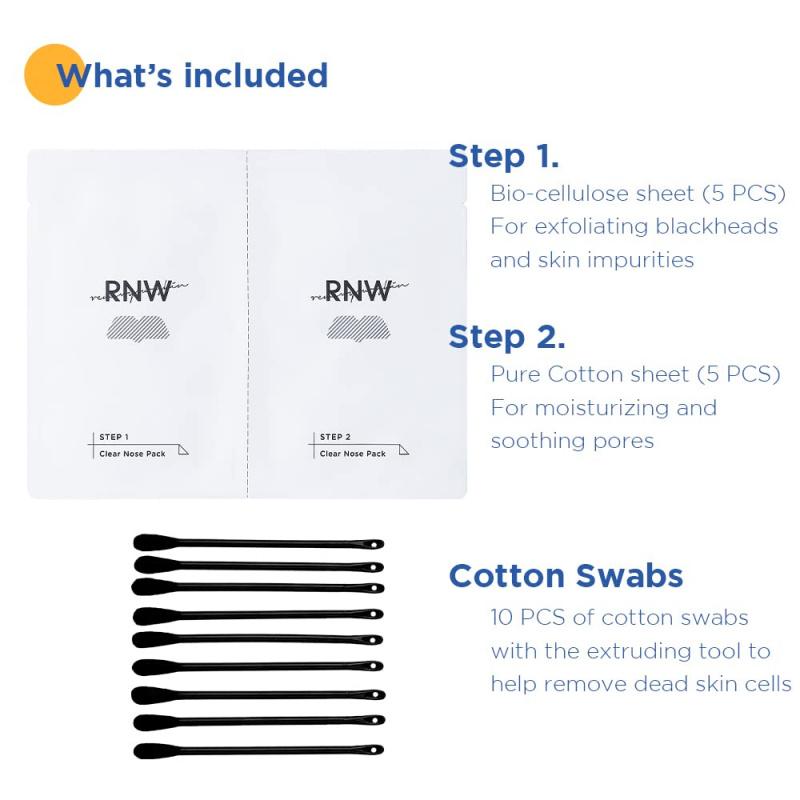 RNW 2 Step Clear Nose Pack Set