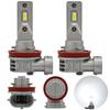 2 Pcs H9 LED Bulbs 12-24V CANBUS CSP White, Powerful 5000lm New Off-Road