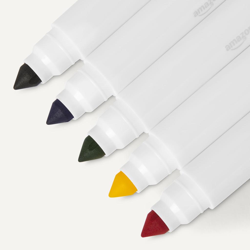 Amazon Basics Маркер Многоцветный Жирный, Водостойкие Ручки, Набор 40 шт.,
