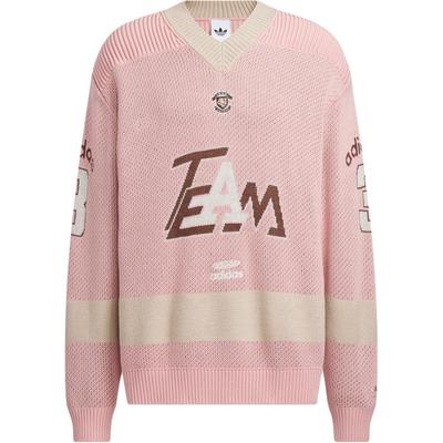 Оригинальная командная свободная кофта с V-образным вырезом и длинными рукавами, вязаный свитер для мужчин KF4468