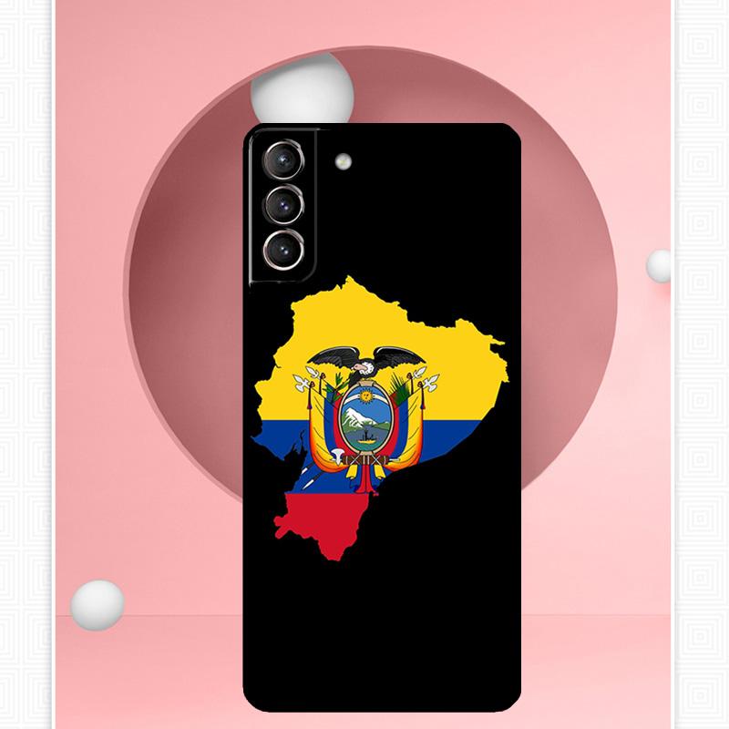 Чехол с флагом Эквадора для Samsung Galaxy S24 Ultra S22 Plus S20 S21 FE S8 S9 S10 Note 10 20 S23 Ultra