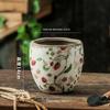 Vase Vintage Ceramic Desktop DecorationOutdoor Garden Special Flower Pot Home Indoor Breathable Creative PastoralStyle HighSense