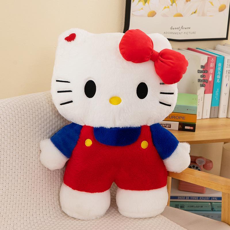 Большая плюшевая игрушка Кот KT - Милая кукла-подушка в виде кота, подарок на день рождения для девочек