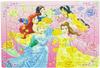 Tenyo Children's Puzzle, Disney Princess Flower Princess, 80-Piece Children's Puzzle DC-80-054, Coat with Storage Cover, Ages 5 and Up