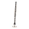 Miniature Clarinet Replica with Stand and Case Mini Musical Instrument Dollhouse Model Ornament 6.3 Inch