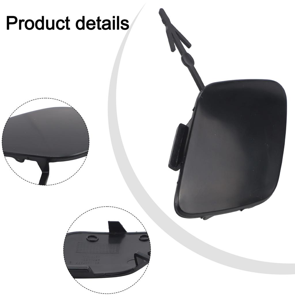 Front Bumper Tow Hook Eye Cover Cap 1617956980 1617956982 for 3008 17-21 Car Towing Hook Cover Automotive Accessories