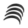 4pcs Wheel Eyebrow Protector Flexible PP Widened Decorative Wheel Arches Lips Universal for Car110mm   4.3in