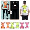 Walking Night Riding Vests Elastic Webbing Reflective Safety Vest  Lightweight Biking