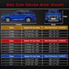 All-Season Car Cover for Outdoor Parking, UV Sun Protection Rainproof Dustproof Heat Insulation, Car Body Protection Cover, Heavy Duty Fit Sedan SUV