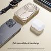 Магнитный беспроводной быстрый зарядный Power Bank Recci со подставкой MP31