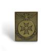 Брошь-значок Warhammer Black Templars из бронзовой эмали - Империум Человечества