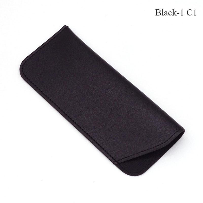 Чехол для очков из искусственной кожи, держатель для солнцезащитных очков, черный