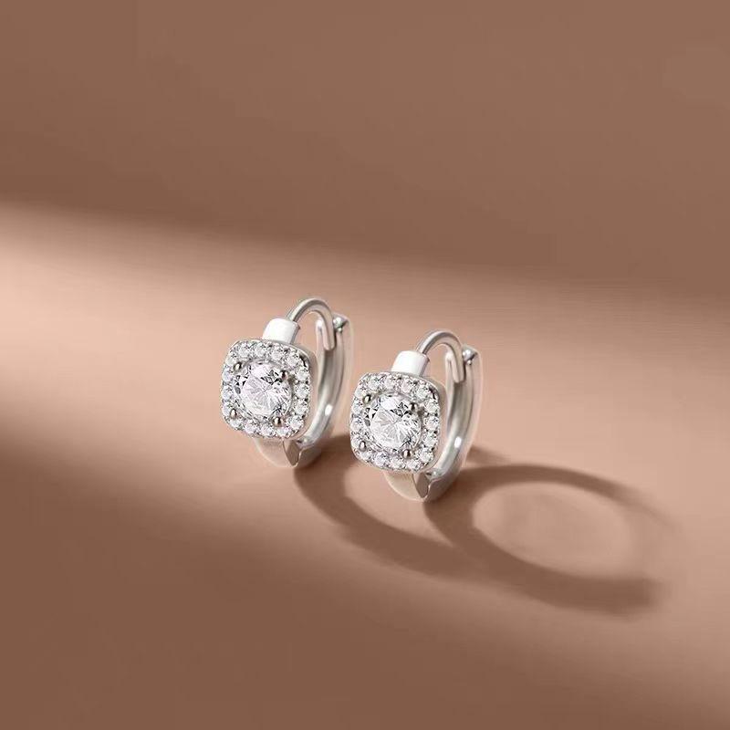 Серьги-кольца из стерлингового серебра 925 пробы: 2025 Современный Нишевый Дизайн - Элегантный и Роскошный для Женщин