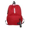 Большой емкости сплошной цвет водонепроницаемый нейлоновый повседневный рюкзак школьная сумка