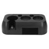 Coffee Tamper Station ABS Multifunctional Coffee Tamper Base Holder Stand for Home Matte Black