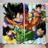 Мультфильм Dragon Ball Печать на шторах Подарки для мальчиков Спальня Полиэстер Затенение Окно гостиной Перегородка Домашний декор Затемнение Идеально для Отличного