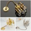 1:12 Scale  Vintage Chandelier Mini Furniture Toy Playing House Miniature Dollhouse Ornament Ceiling Lamp Doll Accessories