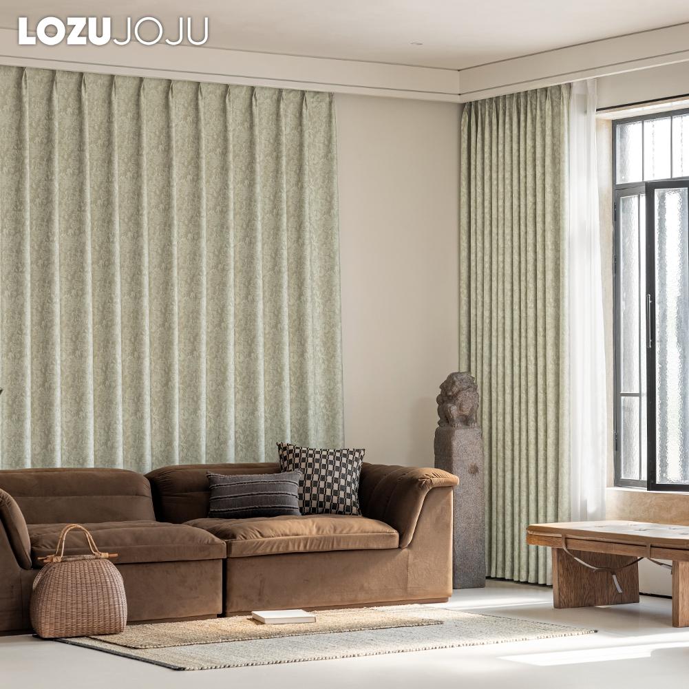 1PC LOZUJOJU 70-80% Shading Degree Jacquard Shading Texture Curtain Lace Curtain for Bedroom Living Room Window Decoration Home Decor