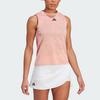 Adidas Tennis Match Tank Top Logo Fit Round Neck Sleeveless Summer Vest Women Tops Earth-Brown IA8333