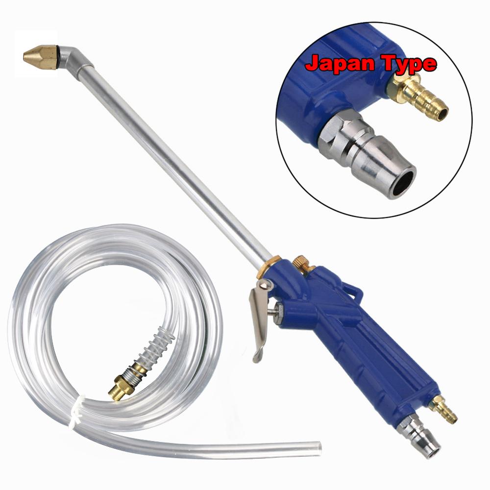 Engine Water Gun with 100cm Hose Aluminum Alloy Car Engine Oil Cleaner Tool High Press 40cm Pneumatic Cleaning Tool