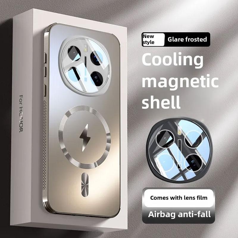 Для Magsafe Матовый матовый чехол Honor Magic 7 Pro Противоударный защитный чехол для объектива Магнитные чехлы для Honor Magic 6 Pro 7Pro