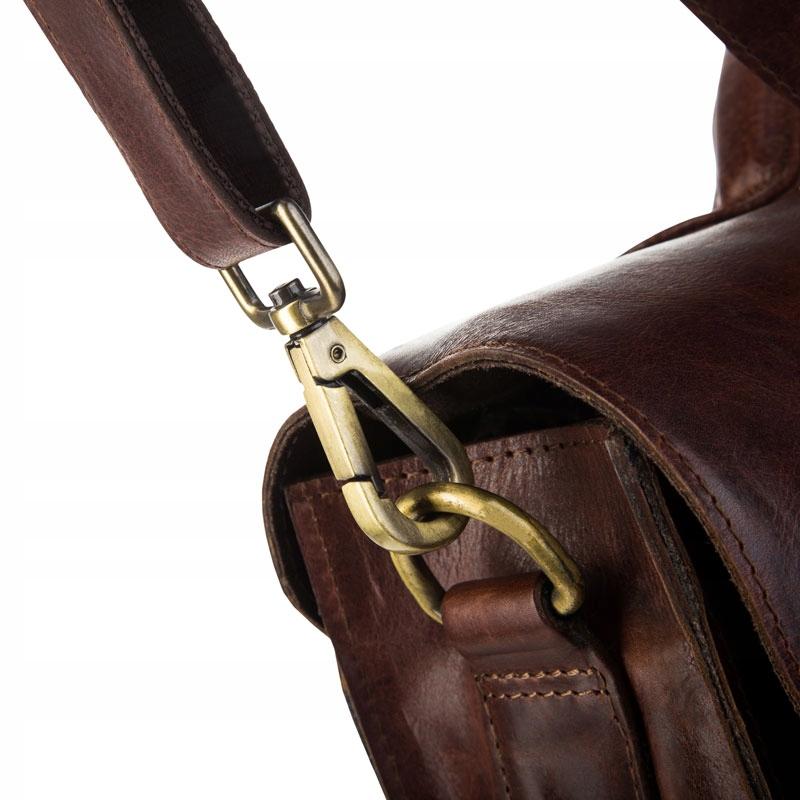 TBS-315 BROWN VINTAGE men' bag + CERTIFICATE