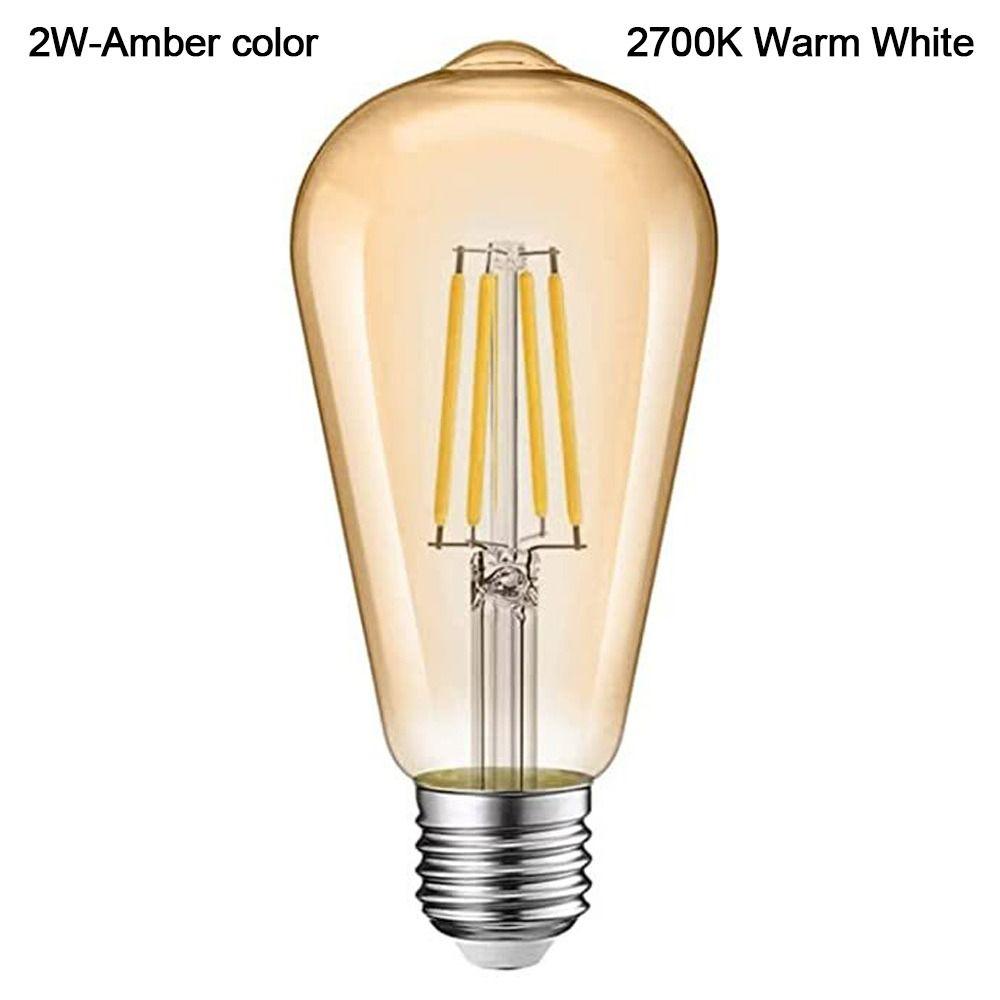 Светодиодная лампочка E27 ST64 ST64 Лампочка-свеча Горячая хрустальная лампочка для украшения дома