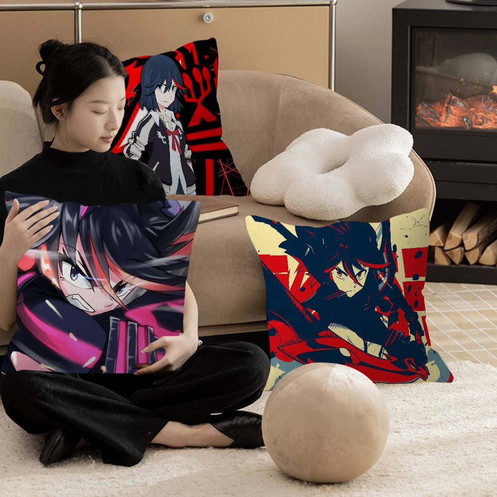 Kill La Kill Pillow Cushion Cover Pillowcase Living Room Sofa Home Decor
