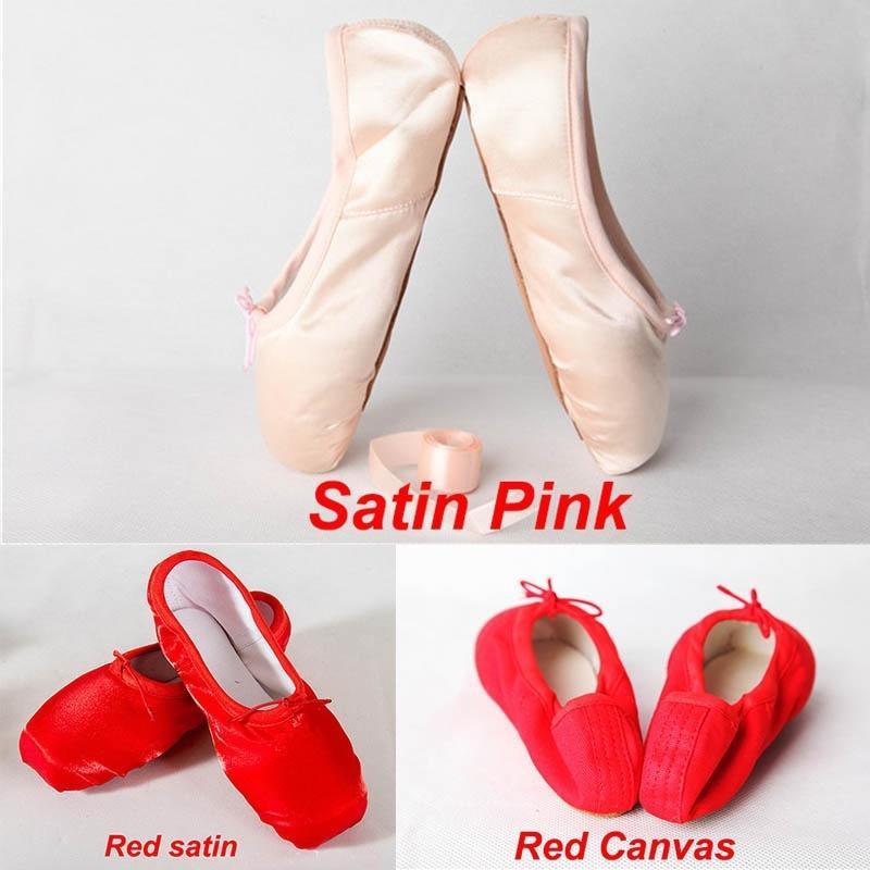 Пуанты для взрослых и детей, танцевальная обувь, женские профессиональные балетки